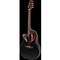 Ovation CE44L Celebrity Series Elite Mid-Depth Left-Handed Acoustic-Electric Guitar Black