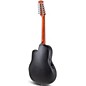 Ovation CE4412-5-G Celebrity Series Elite Mid-Depth 12-String Acoustic-Electric Guitar Black