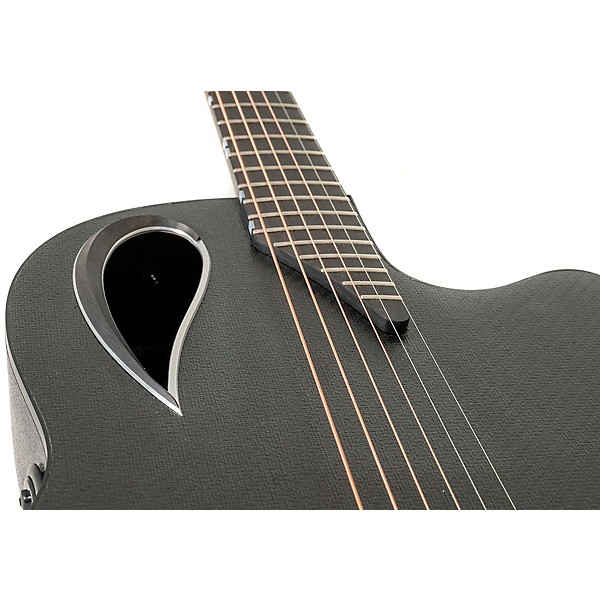 Ovation MD80-NWT-G Adamas Series Mid-Depth Contour Acoustic-Electric Guitar Natural Texture Woven Black