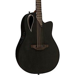 Ovation MD80-NWT-G Adamas Series Mid-Depth Contour Acoustic-Electric Guitar Natural Texture Woven Black