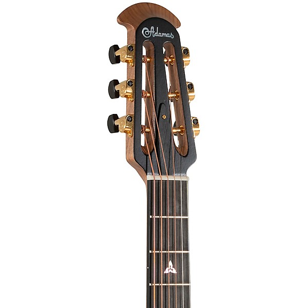 Ovation U581T-SPM-G Adamas Series Deep Contour Acoustic-Electric Guitar Black Satin Copper Metal Flake