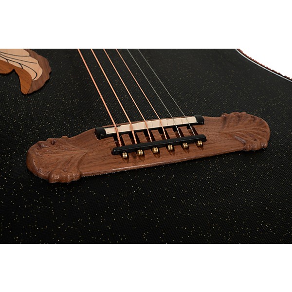 Ovation 2087GT Adamas Series Deep Contour Acoustic-Electric Guitar Black