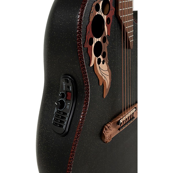 Ovation 2087GT Adamas Series Deep Contour Acoustic-Electric Guitar Black
