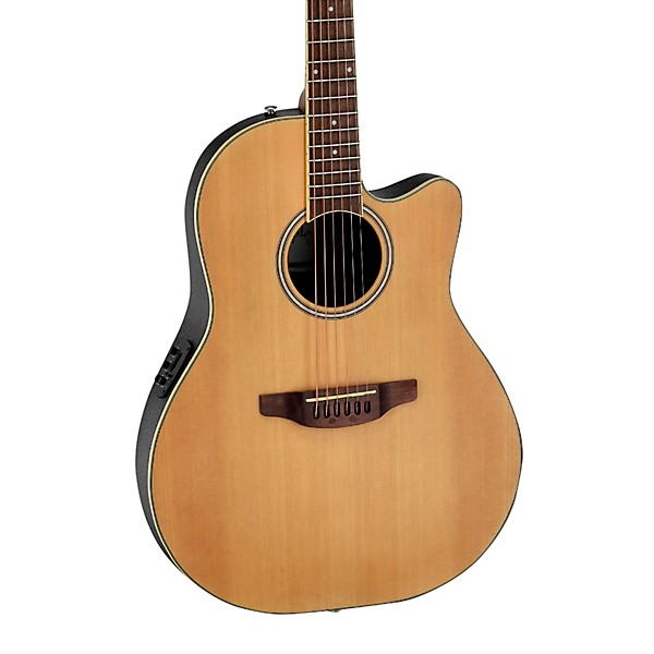 Applause AB24 Traditional Series Mid-Depth Acoustic-Electric Guitar Natural