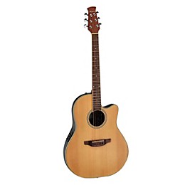 Applause AB24 Traditional Series Mid-Depth Acoustic-Electric Guitar Natural