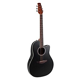 Applause AB24 Traditional Series Mid-Depth Acoustic-Electric Guitar Black