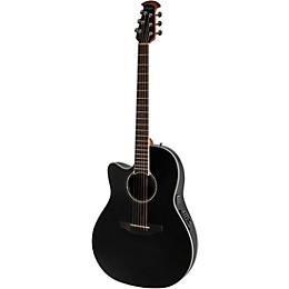 Ovation CS24L-5G Celebrity Series Traditional Mid-Depth Left-Handed Acoustic-Electric Guitar Black