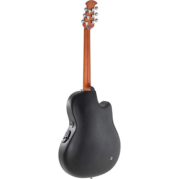 Ovation CS24L-5G Celebrity Series Traditional Mid-Depth Left-Handed Acoustic-Electric Guitar Black