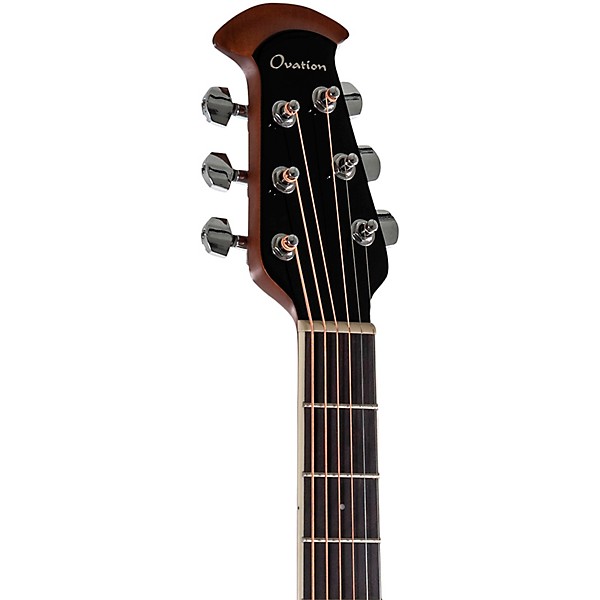 Ovation CS24X-7C Celebrity Series Traditional Plus Mid-Depth Acoustic-Electric Guitar Cognac Burst