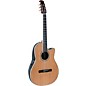 Ovation CS24C Celebrity Series Traditional Mid-Depth Nylon-String Classical Acoustic-Electric Guitar Natural