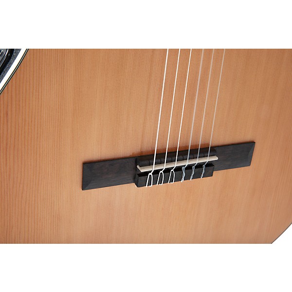 Ovation CS24C Celebrity Series Traditional Mid-Depth Nylon-String Classical Acoustic-Electric Guitar Natural