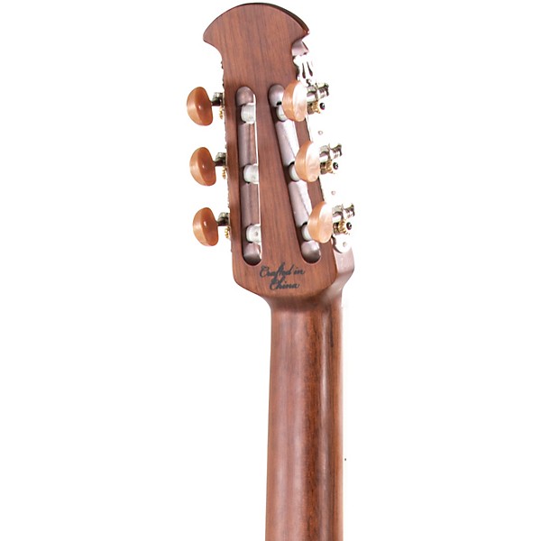 Ovation CS24C Celebrity Series Traditional Mid-Depth Nylon-String Classical Acoustic-Electric Guitar Natural