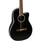 Ovation CS24C Celebrity Series Traditional Mid-Depth Nylon-String Classical Acoustic-Electric Guitar Black thumbnail