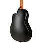 Ovation CS24C Celebrity Series Traditional Mid-Depth Nylon-String Classical Acoustic-Electric Guitar Black