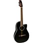 Ovation CS24C Celebrity Series Traditional Mid-Depth Nylon-String Classical Acoustic-Electric Guitar Black