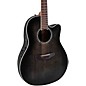 Ovation CS24P Celebrity Series Traditional Plus Mid-Depth Acoustic-Electric Guitar Transparent Blackburst Flame thumbnail