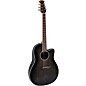 Ovation CS24P Celebrity Series Traditional Plus Mid-Depth Acoustic-Electric Guitar Transparent Blackburst Flame