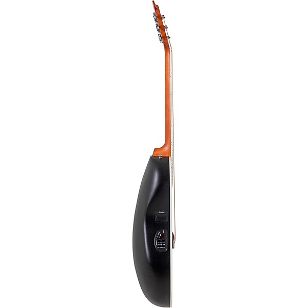 Ovation CS24P Celebrity Series Traditional Plus Mid-Depth Acoustic-Electric Guitar Transparent Blackburst Flame