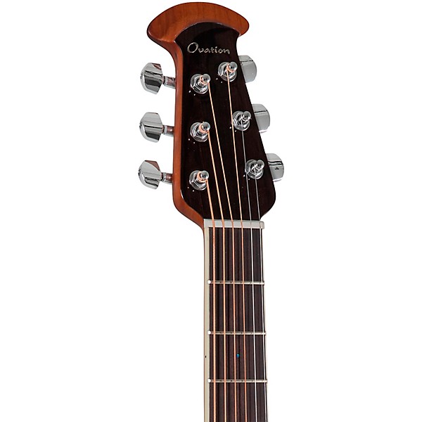 Ovation CS24P Celebrity Series Traditional Plus Mid-Depth Acoustic-Electric Guitar Figured Koa