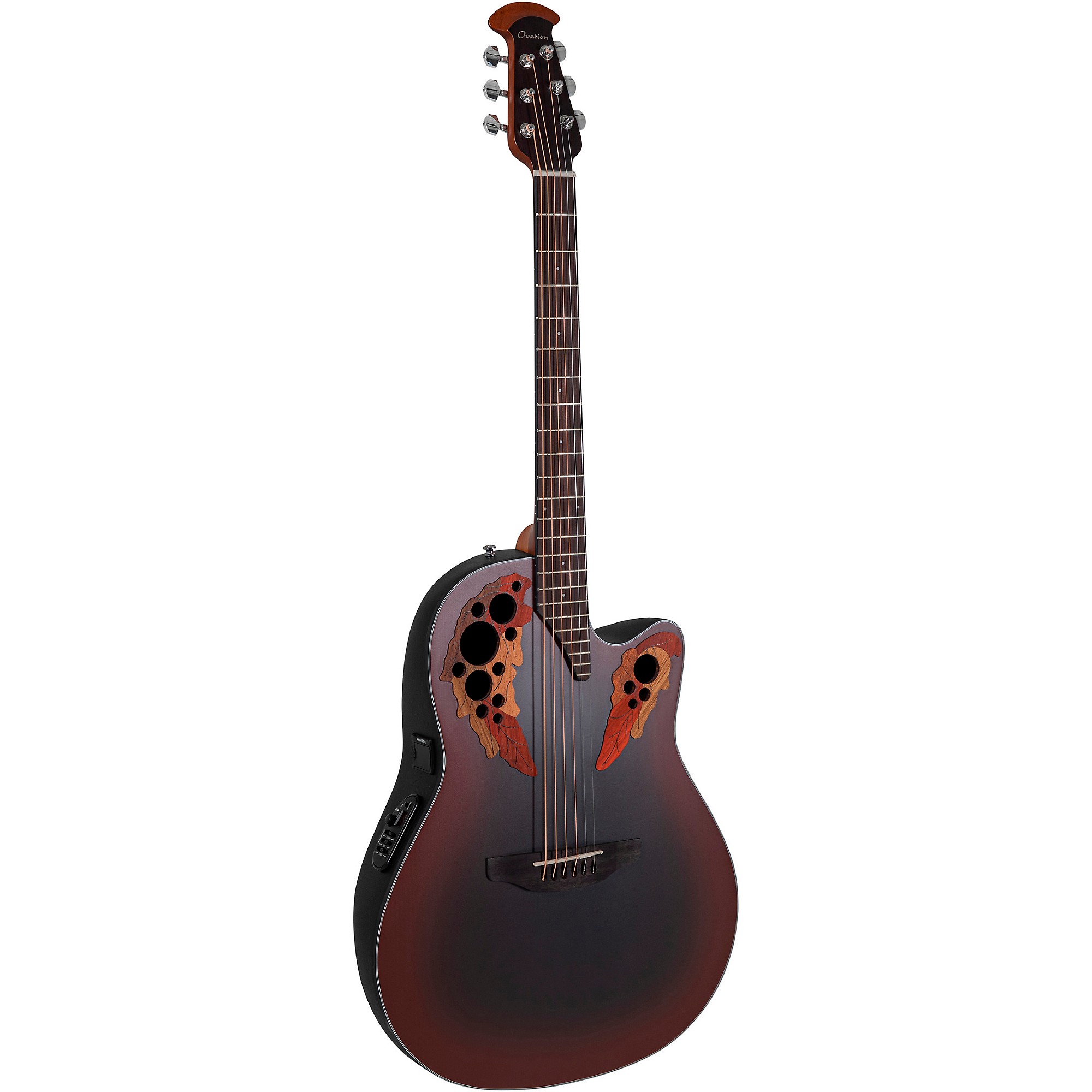 Ovation Celebrity Elite E-Acoustic Guitar CE44-RBB, Reverse