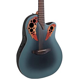 Ovation CE44 Celebrity Series Elite Mid-Depth Acoustic-Electric Guitar Reverse Blue Burst