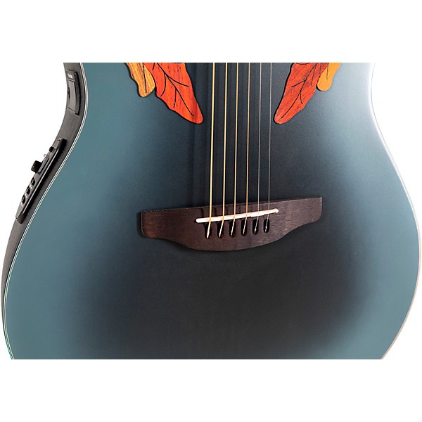 Ovation CE44 Celebrity Series Elite Mid-Depth Acoustic-Electric Guitar Reverse Blue Burst