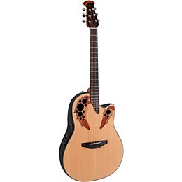 Ovation CE44 Celebrity Series Elite Mid-Depth Acoustic-Electric Guitar Natural