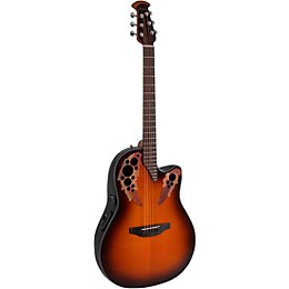 Ovation CE44 Celebrity Series Elite Mid-Depth Acoustic-Electric Guitar Sunburst