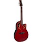 Ovation CE44 Celebrity Series Elite Mid-Depth Acoustic-Electric Guitar Ruby Red