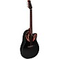 Ovation CE44 Celebrity Series Elite Mid-Depth Acoustic-Electric Guitar Black