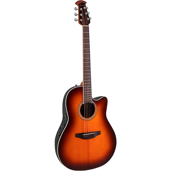 Ovation CS24 Celebrity Series Traditional Mid-Depth Acoustic-Electric Guitar Sunburst