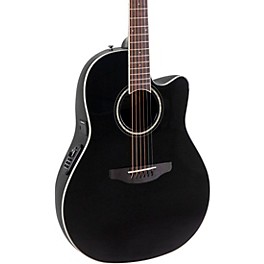 Ovation CS24 Celebrity Series Tradition... Ovation CS24 Celebrity Series Traditional Mid-Depth Acoustic-Electric Guitar Black