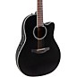 Ovation CS24 Celebrity Series Traditional Mid-Depth Acoustic-Electric Guitar Black thumbnail