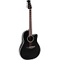 Ovation CS24 Celebrity Series Traditional Mid-Depth Acoustic-Electric Guitar Black