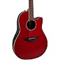 Ovation CS24 Celebrity Series Traditional Mid-Depth Acoustic-Electric Guitar Ruby Red thumbnail