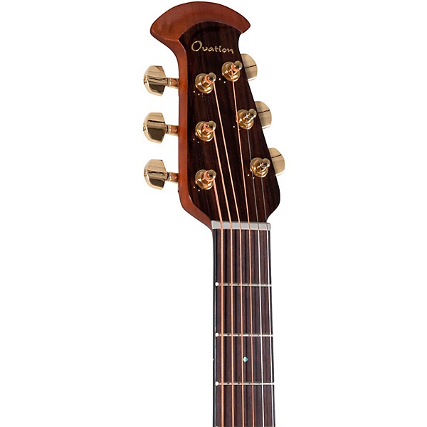 Ovation CE44P-SM-G Celebrity Series Elite Plus Mid-Depth Acoustic-Electric Guitar Natural Spalted Maple