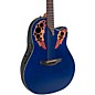 Ovation CE44P Celebrity Series Elite Plus Mid-Depth Acoustic-Electric Guitar Blue Transparent Quilt thumbnail