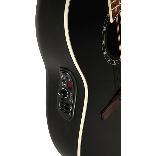 Ovation 2751AX-5-G Pro Series Standard Balladeer Deep Contour 12-String Acoustic-Electric Guitar Black