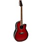 Ovation 2771AX Pro Series Standard Balladeer Deep Contour Acoustic-Electric Guitar Cherry Burst