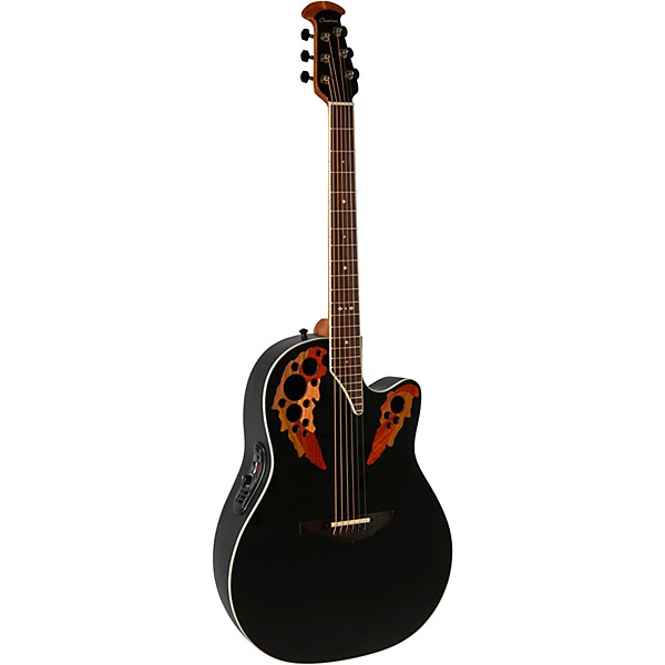 Ovation 2778AX-5-G Pro Series Standard Elite Deep Contour Acoustic-Electric Guitar Black