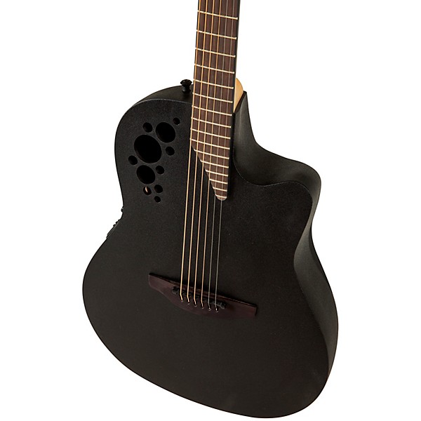 Ovation 1778TX-5-G Pro Series Elite TX Deep Contour Acoustic-Electric Guitar Textured Black