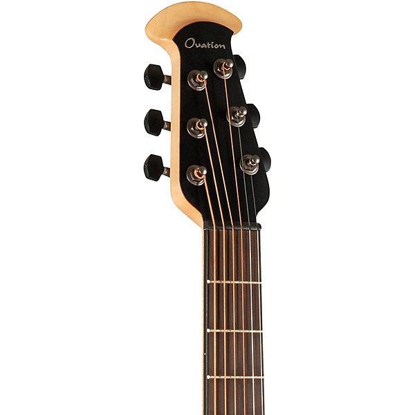 Ovation 2078TX-5-G Pro Series Elite TX Deep Contour Acoustic-Electric Guitar Textured Black