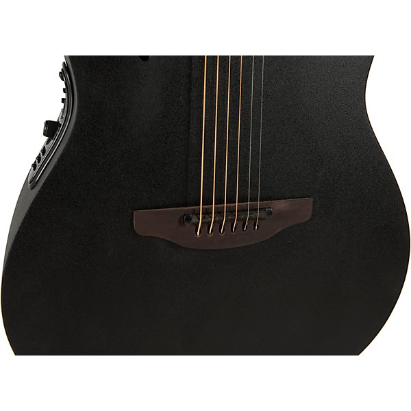 Ovation 2078TX-5-G Pro Series Elite TX Deep Contour Acoustic-Electric Guitar Textured Black