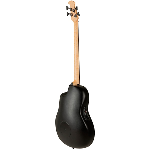 Ovation B778TX-5-G Pro Series Elite TX Mid-Depth Acoustic-Electric Bass Guitar Textured Black