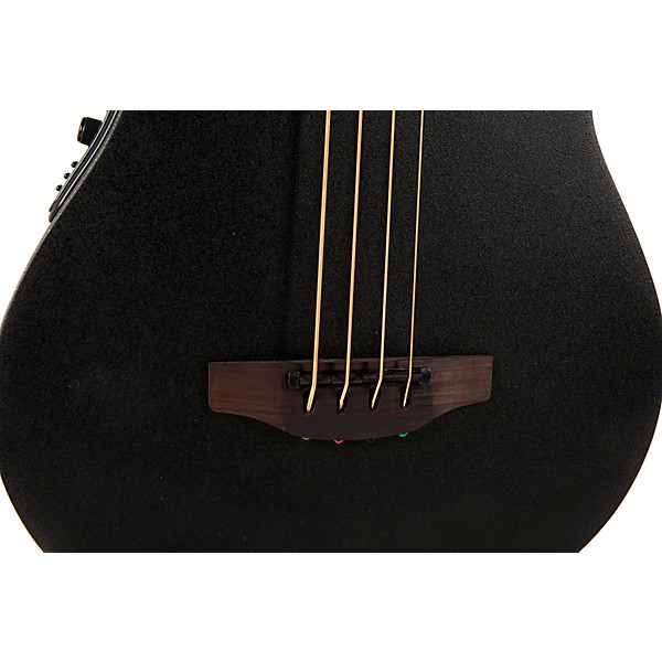 Ovation B778TX-5-G Pro Series Elite TX Mid-Depth Acoustic-Electric Bass Guitar Textured Black