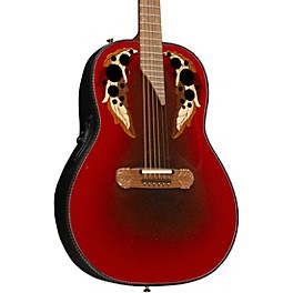 Ovation 1687GT Adamas Series Deep Acoustic-Electric Guitar Reverse Red Burst