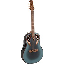 Ovation 1687GT Adamas Series Deep Acoustic-Electric Guitar Reverse Blue Burst