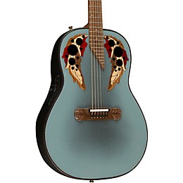 Ovation 1687GT Adamas Series Deep Acoustic-Electric Guitar Reverse Blue Burst