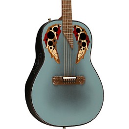 Ovation 1687GT Adamas Series Deep Acoustic-Electric Guitar Reverse Blue Burst