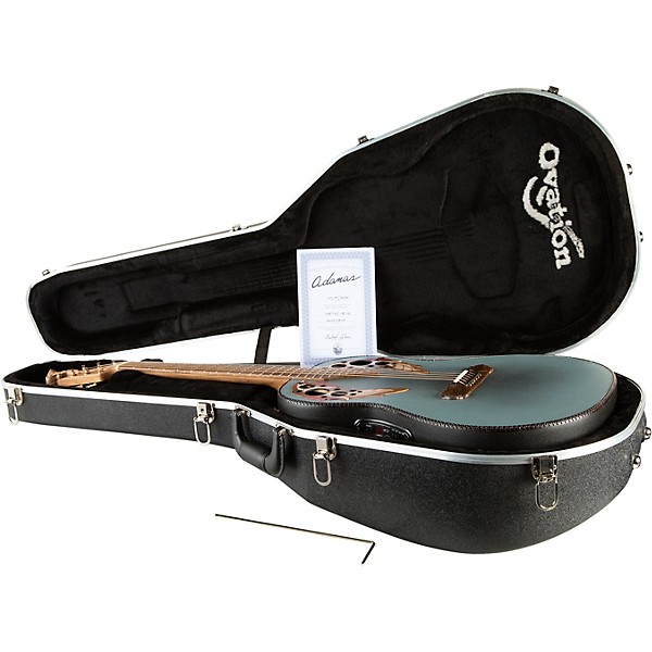 Ovation 1687GT Adamas Series Deep Acoustic-Electric Guitar Reverse Blue Burst